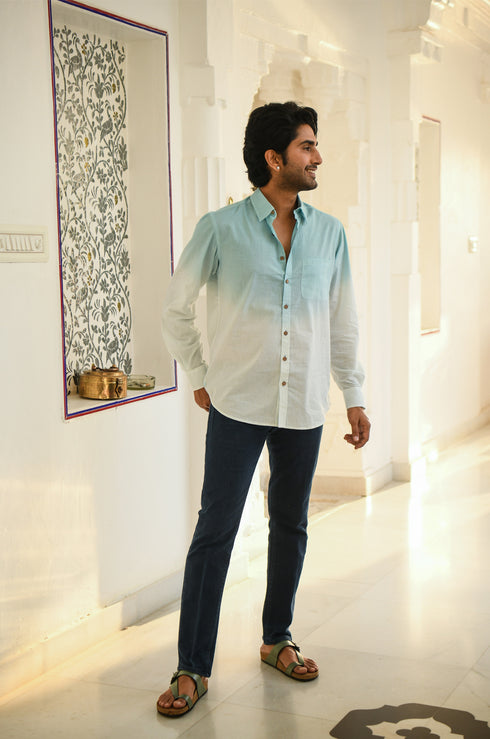 Blue Ombre Shirt